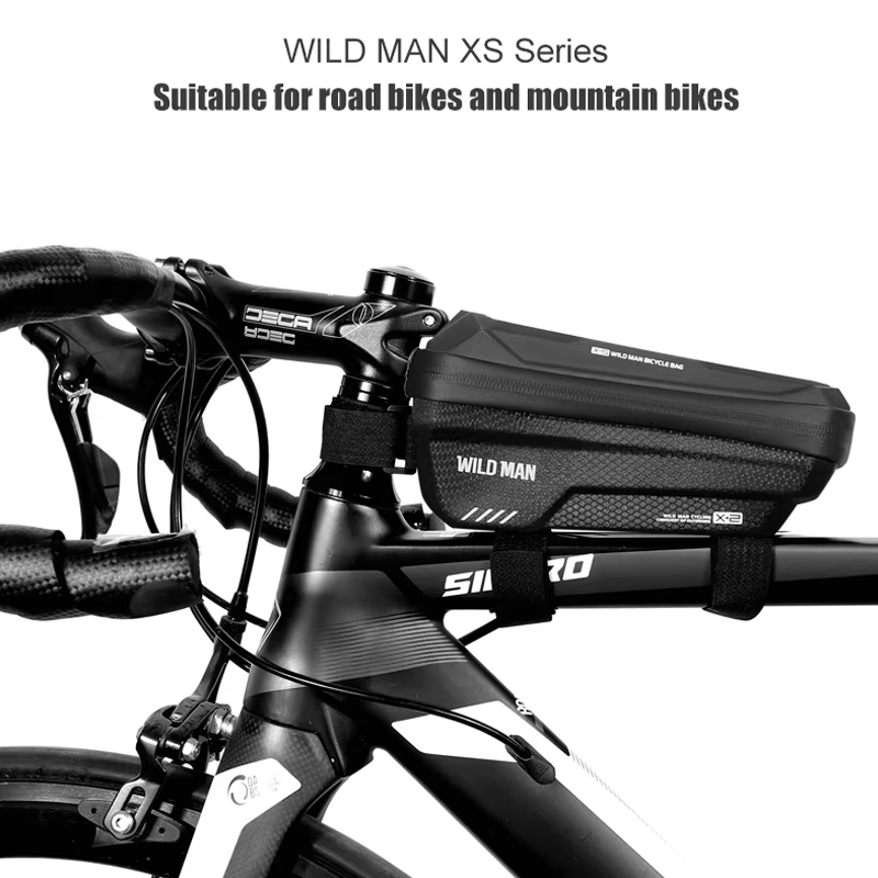 WILD MAN X2 sac de vélo EVA coque rigide écran tactile étanche haute capacité vélo de route VTT Anti