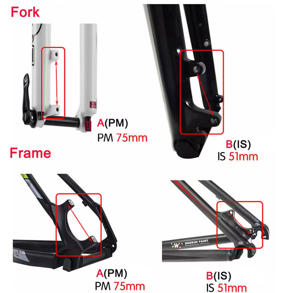 Adaptateur de frein à disque en alliage ultraléger, convertisseur PM/IS, rotor A à B, prompt ket, ac