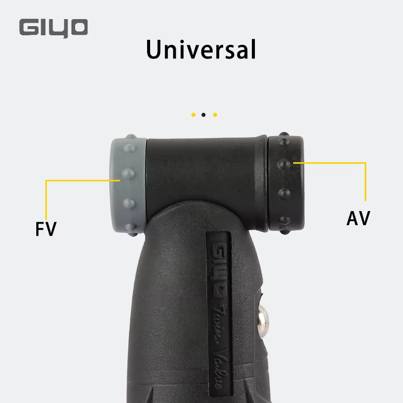 Manomètre de pression d'air pour pneus de vélo GIYO, valves Schrader/Presta, 160 PSI, baromètre prof