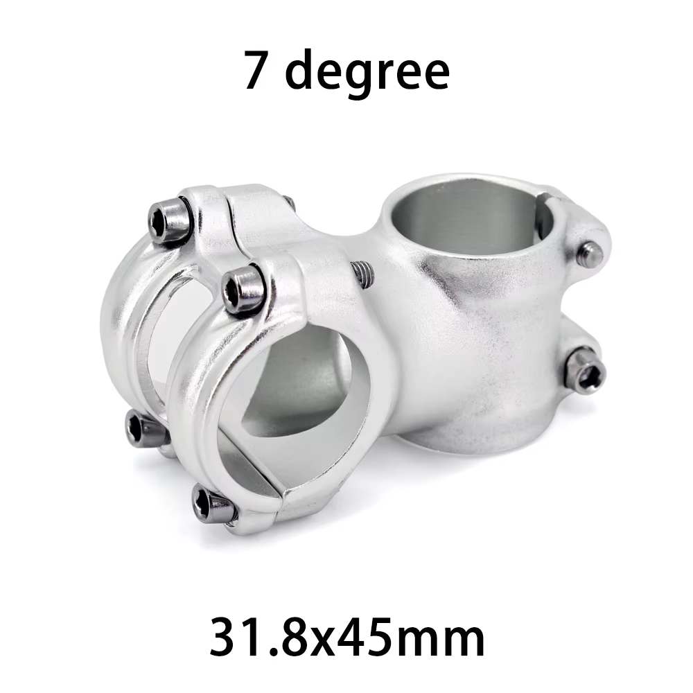 Tige de vélo vtt électrique 7 degrés 45mm 31.8, guidon court, pièces colorées, accessoires de bicycl