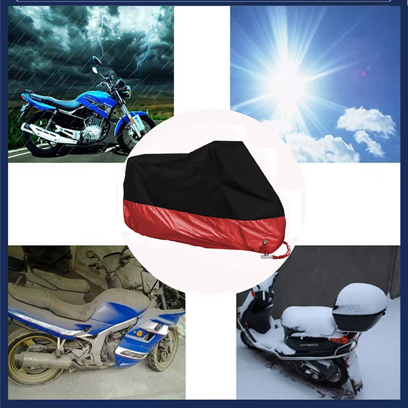 190T noir bleu Design imperméable moto couvre moteurs poussière pluie neige UV protecteur couverture