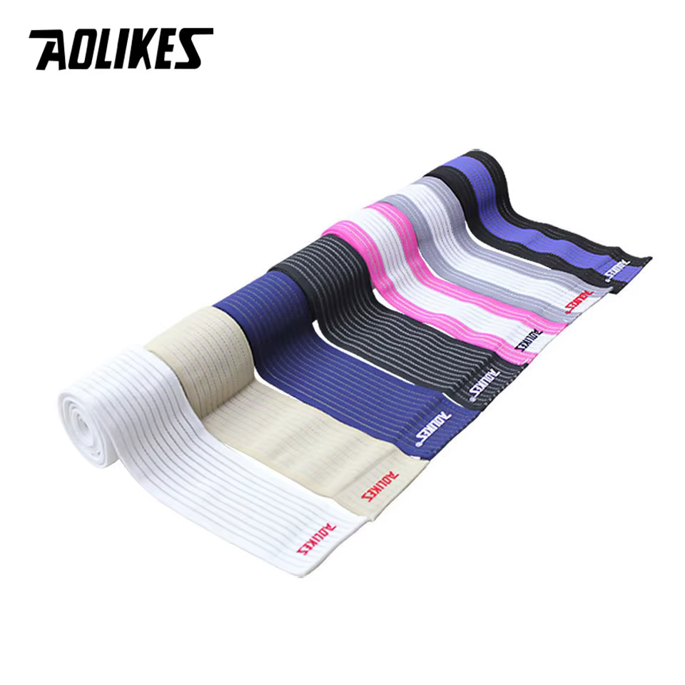 AOLIKES 1 pièces coton élastique pansement main Sport bracelet gymnastique soutien poignet orthèse e