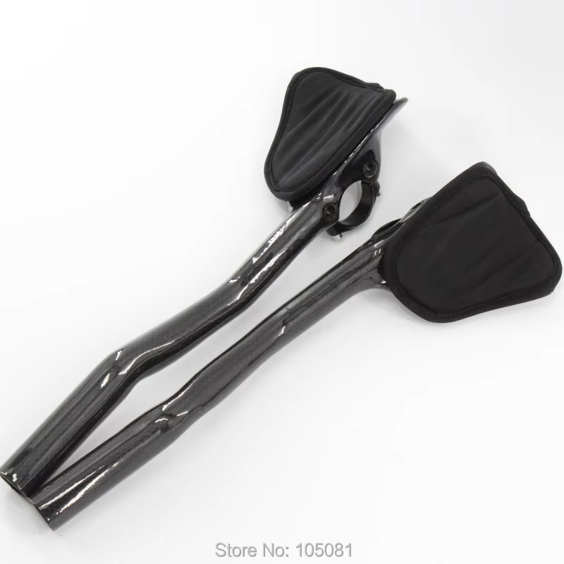 Guidon de vélo de route en fibre de carbone, triduvet contre la montre, 3K UD 12K, guidon de repos d