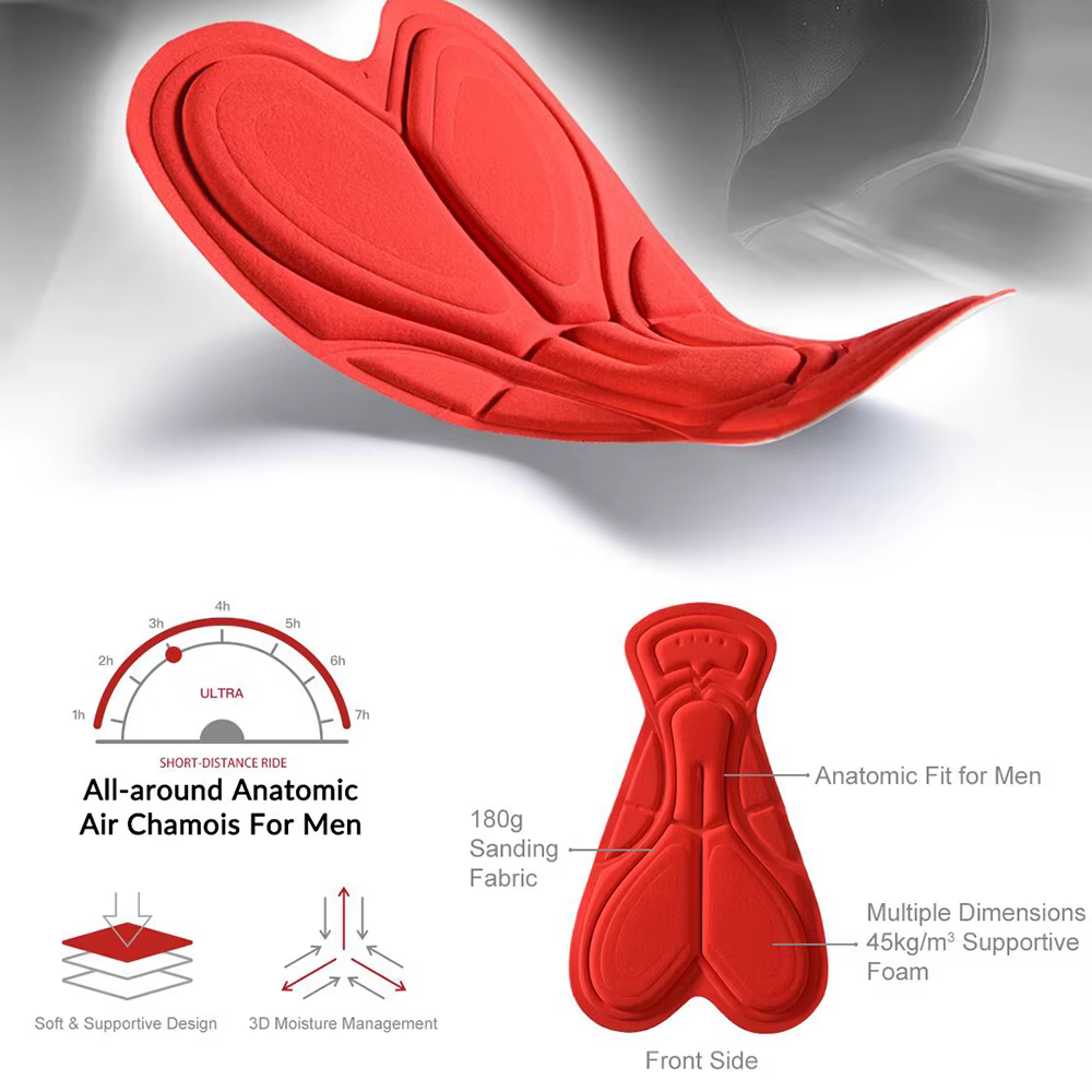 RION haute qualité classique hommes cyclisme cuissard vélo Culotte Ciclismo vélo pantalon Pad vtt vê