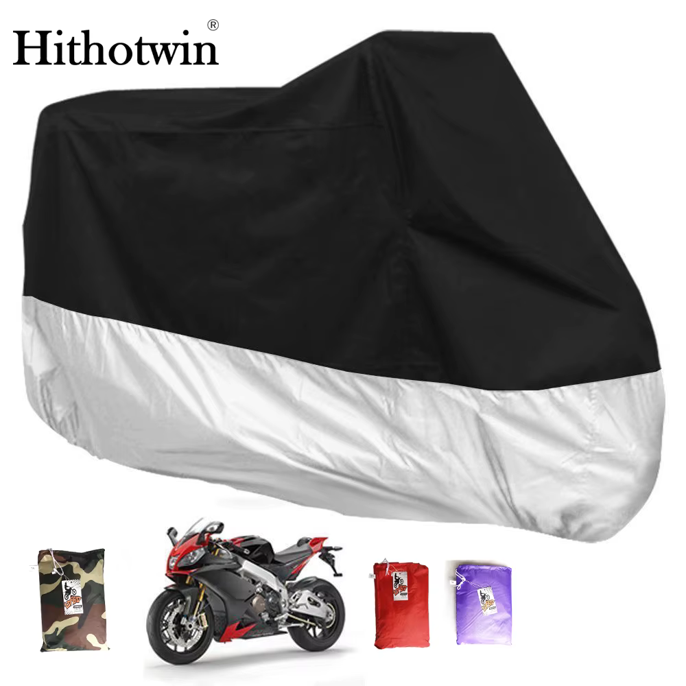 190T noir bleu Design imperméable moto couvre moteurs poussière pluie neige UV protecteur couverture