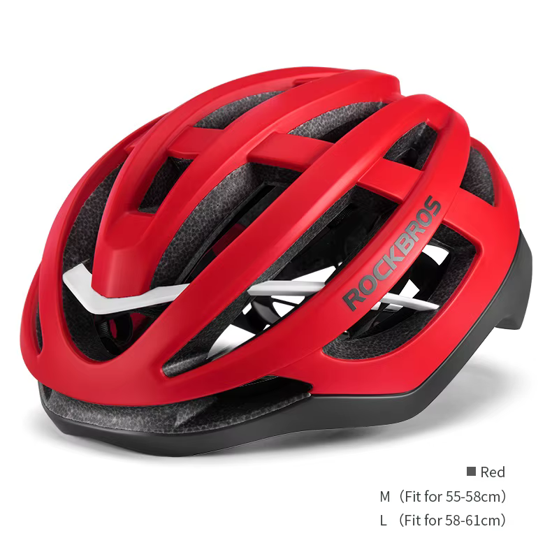 Casque de vélo ROCKBROS, respirant, ultraléger, moulé monobloc, unisexe, antichoc, réglable, casque 