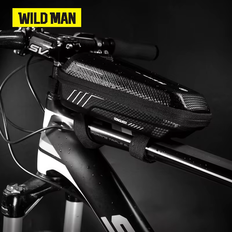 WILD MAN E5 sac de vélo, coque rigide de grande capacité, sac de vélo de route vtt, Tube supérieur é