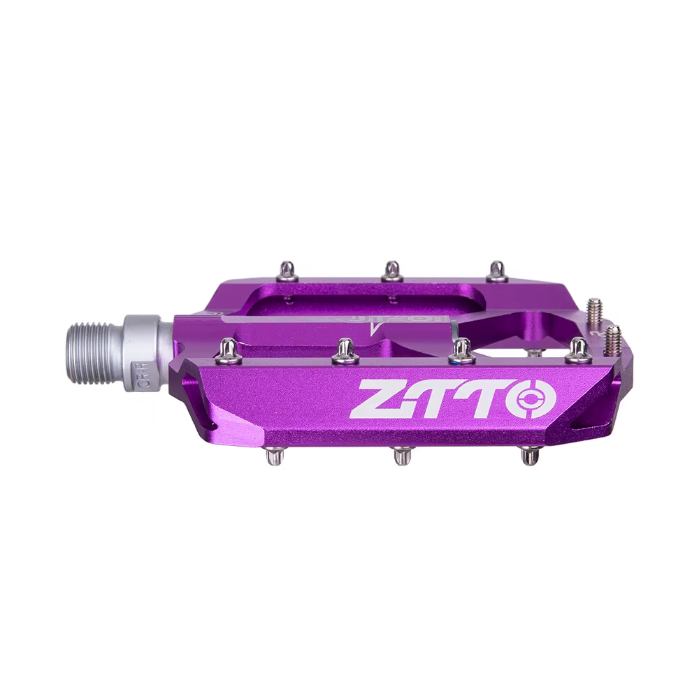 ZTTO vtt roulement en alliage d'aluminium pédale plate vélo bonne poignée léger 9/16 pédales grand p