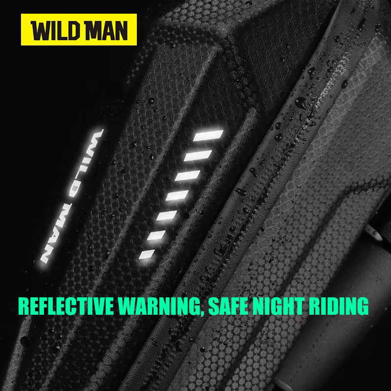 WILD MAN ES8 sac de guidon de vélo sacoches EVA coque dure avant Balance Scooter haute capacité carb