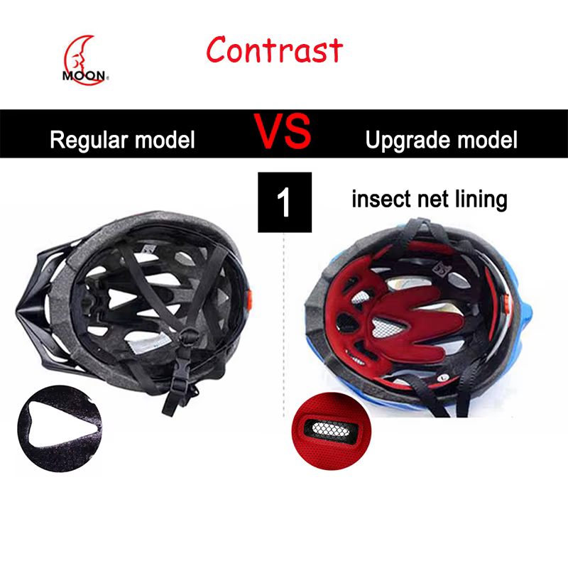 MOON casque de vélo adulte léger pour adulte jeunesse montagne route motard vélo protection casque d