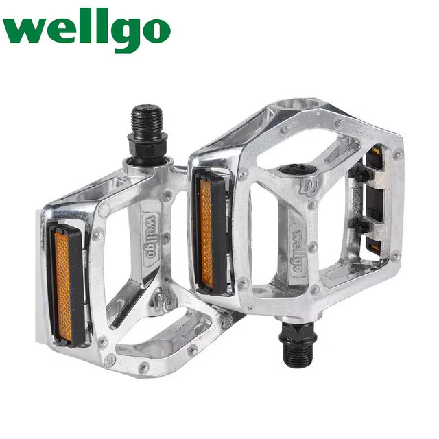 Wellgo – pédales en alliage d'aluminium à roulement DU, ultralégères, authentiques, pour vélo de mon