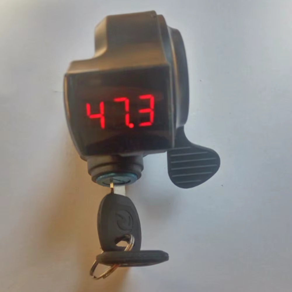 Accélérateur à pouce pour vélo électrique/trottinette électrique 12V/24V/36V/48V/60V/72V/84V/96V ave