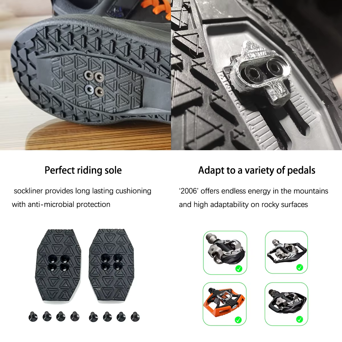 Chaussures de cyclisme pour hommes, vtt, descente, Enduro, chaussures de vélo de montagne, compatibl