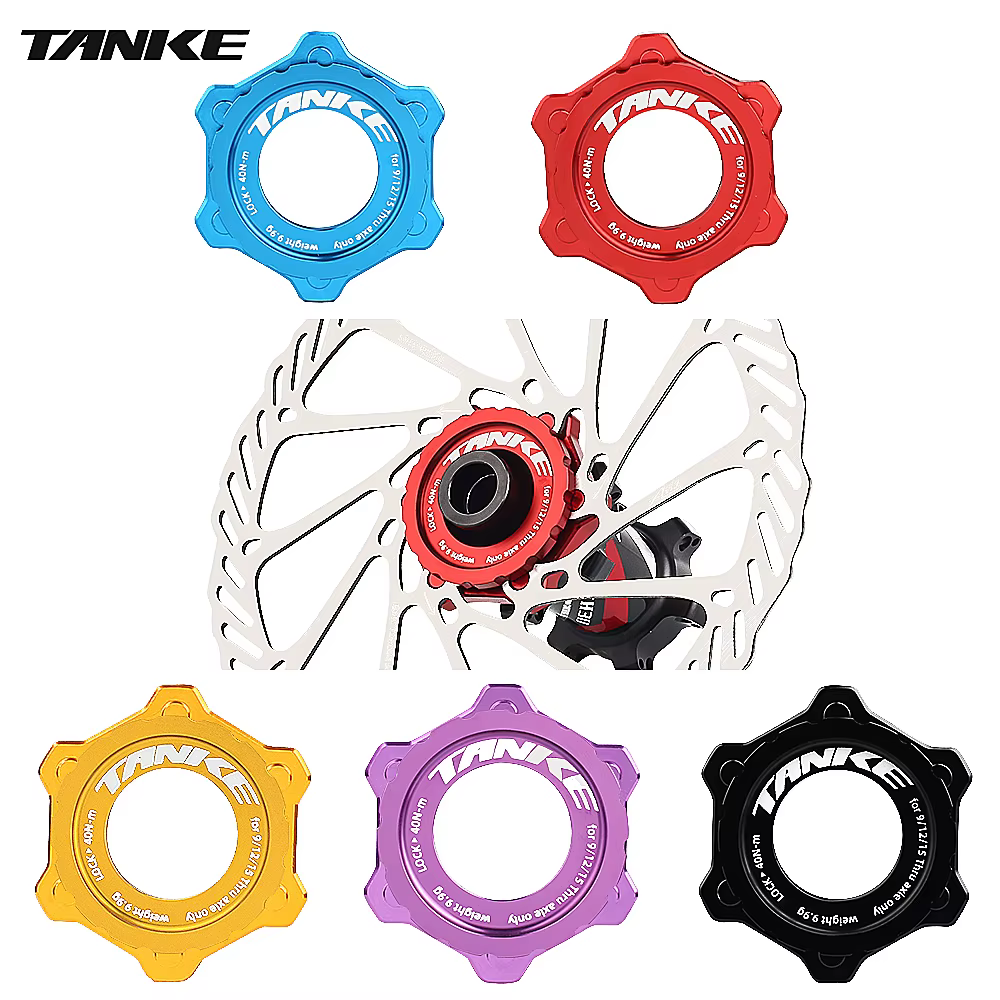 TANKE – serrure centrale de moyeu de vélo vers adaptateur à 6 trous, Conversion de verrouillage cent