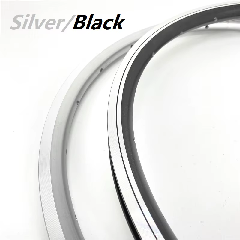20 "406 jantes de vélo pliantes Double paroi jante en alliage d'aluminium Valve Schrader 20H 24H 28H