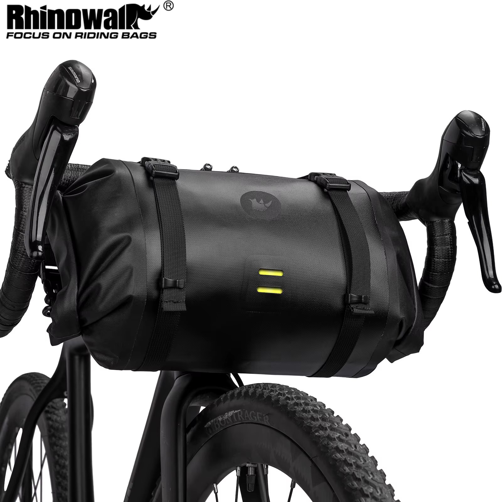 Rhinowalk sac de vélo sac de guidon étanche Tube avant sac de cyclisme vtt multifonction Portable 12