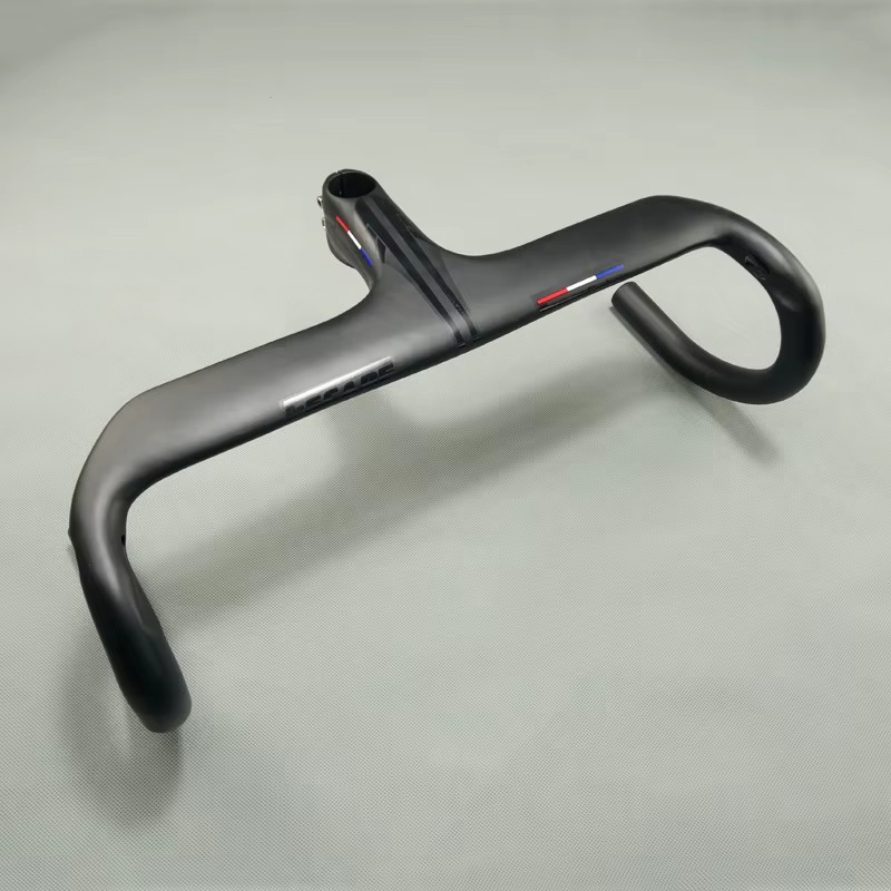 Guidon intégré guidon en carbone vélo de route avec tige Tmaex guidon de vélo de cyclisme guidon de 