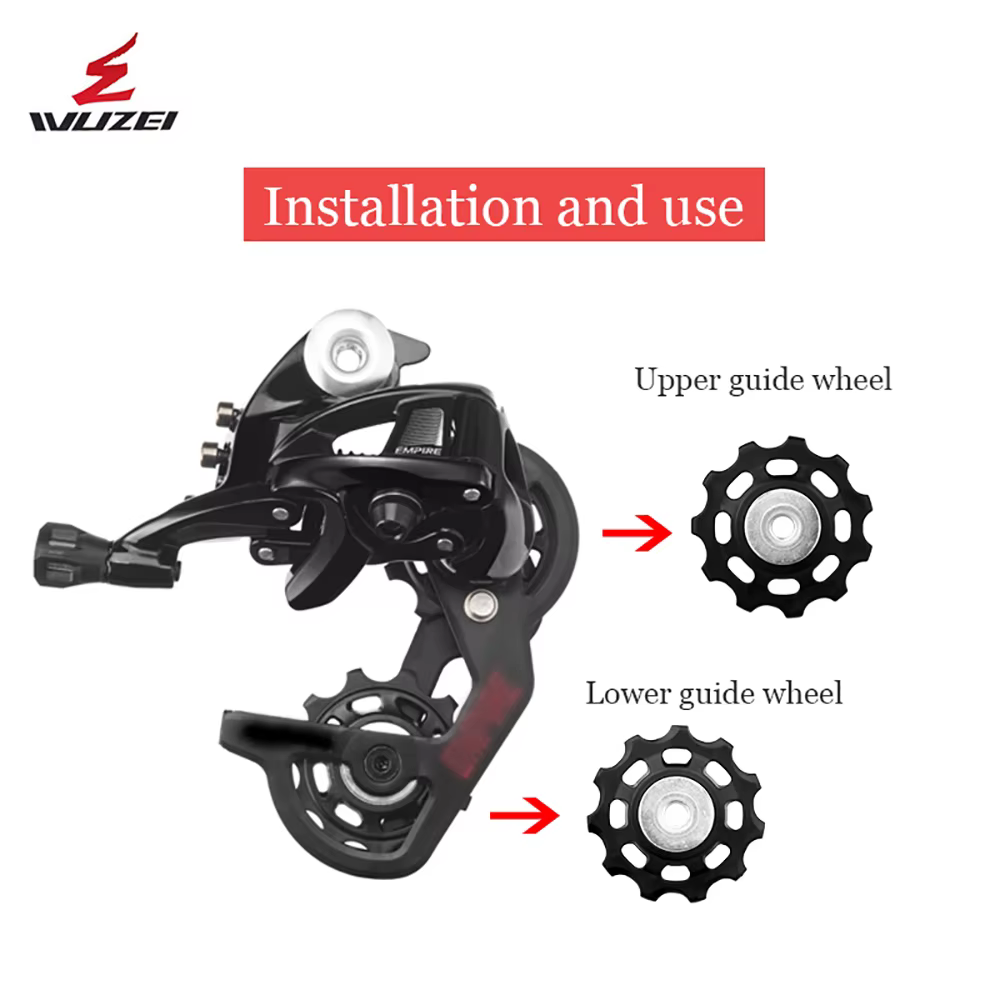WEI-Poulie de dérailleur arrière pour vélo de route, roue de guidage de vitesse pour Shimano SRAM, M