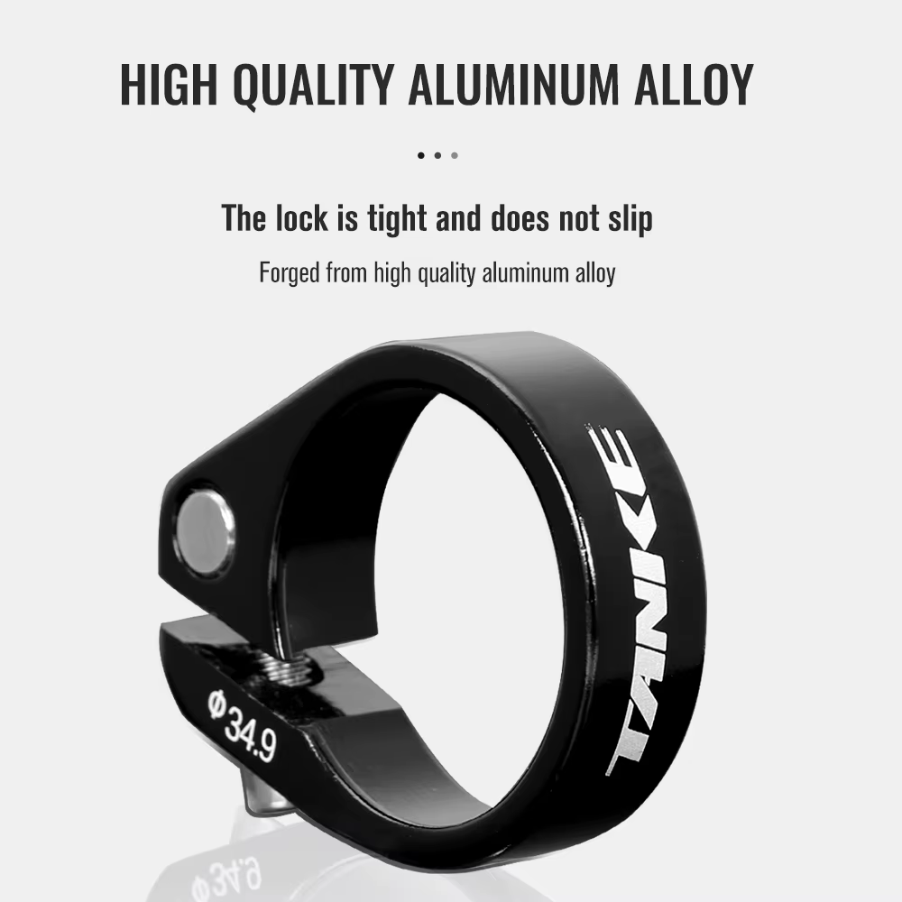 TANKE pince de tige de selle vtt vélo de route 31.8 34.9mm montagne en alliage d'aluminium ultralége