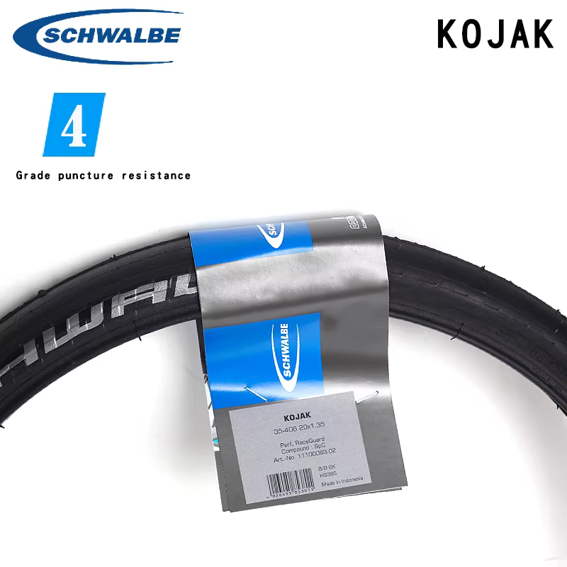 WalSchbe-Kojak Sports Travel Tire, 406, 20 pouces, fil d'acier, 20x1.35, résistant aux coups de cout