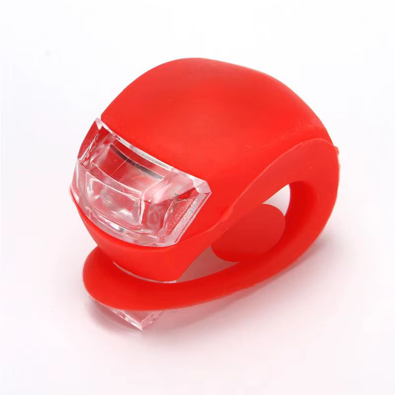 Lampe de vélo feu avant de vélo Silicone phare LED feu arrière roue vélo lumière étanche cyclisme vt