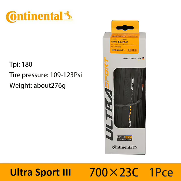 Pneu de vélo de route pliable Continental Grand Sport Race / ULTRA Sport III 700× 23C /25C/28C PureG