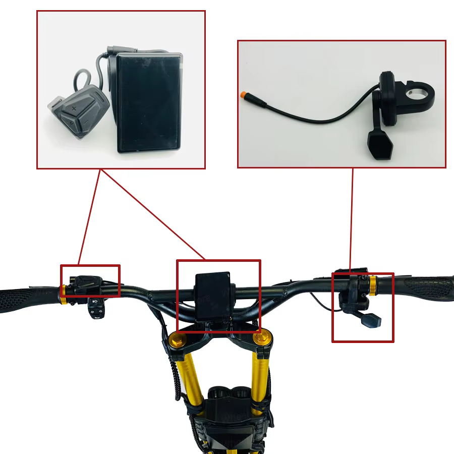 Accélérateur de déclenchement d'accélérateur au pouce, écran TFT IPS couleur LCD, mise à niveau orig