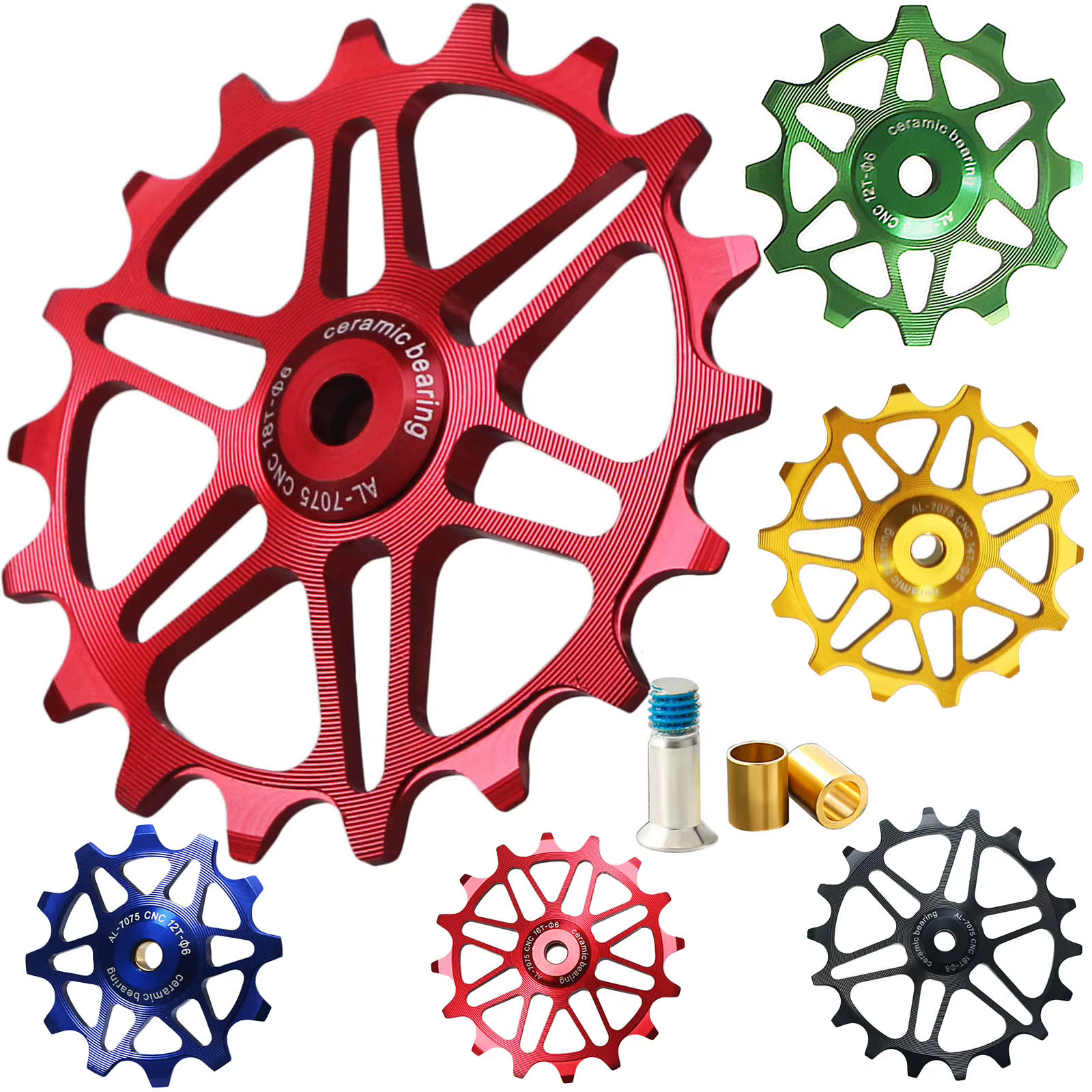 Poulie en céramique pour dérailleur arrière de vélo de route, pour Shimano Sram GX XX1 Eagle X-Sync,