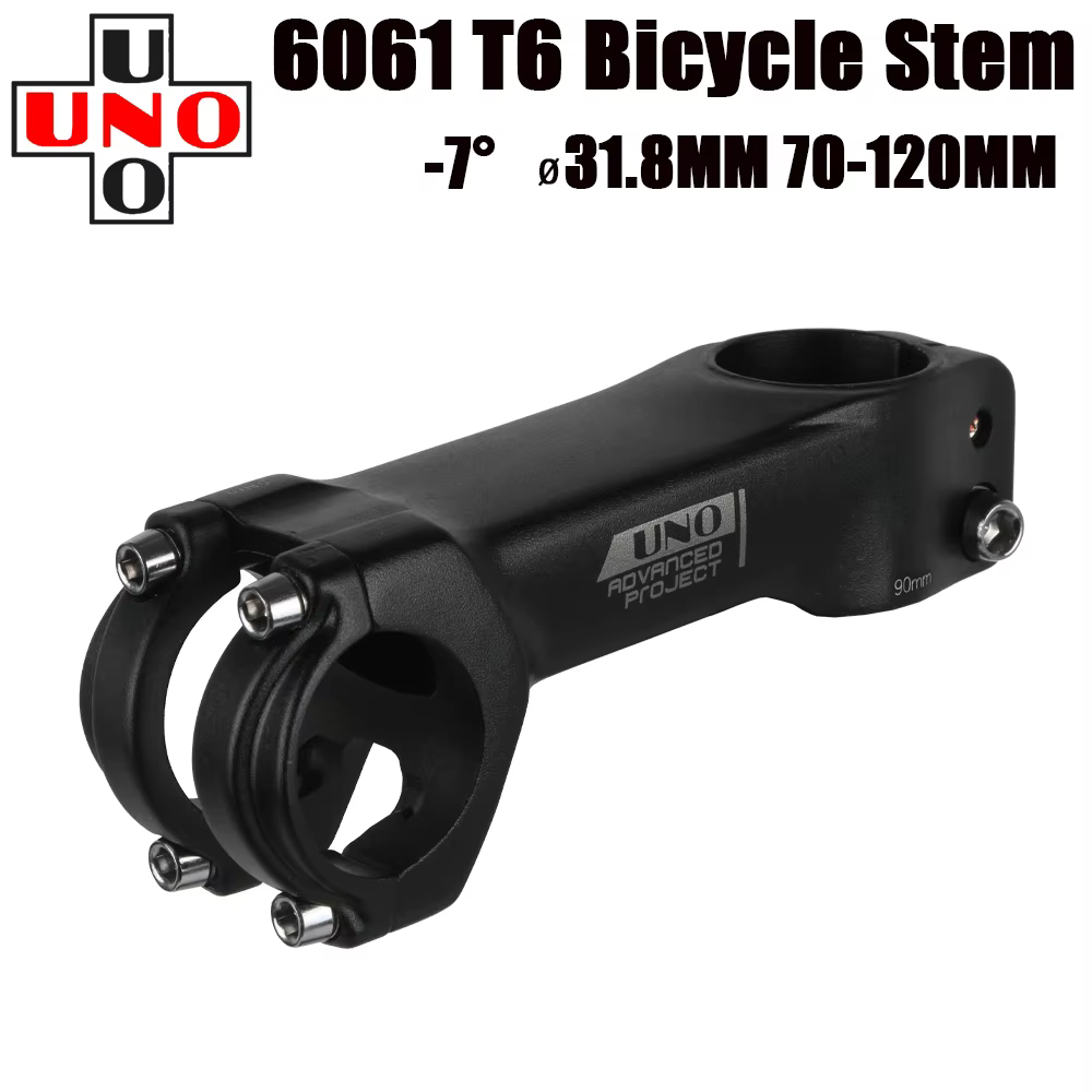 UNO tige de vélo ultralégère tige de vélo de route fourche-7 degrés 28.6mm 31.8mm 70/80/90/100/110/1