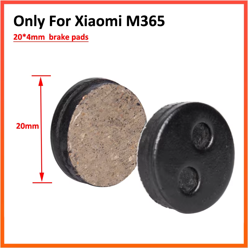 Plaquettes de frein pour Scooter électrique Xiaomi M365 Mijia, 2 pièces, étrier de roue arrière, pla