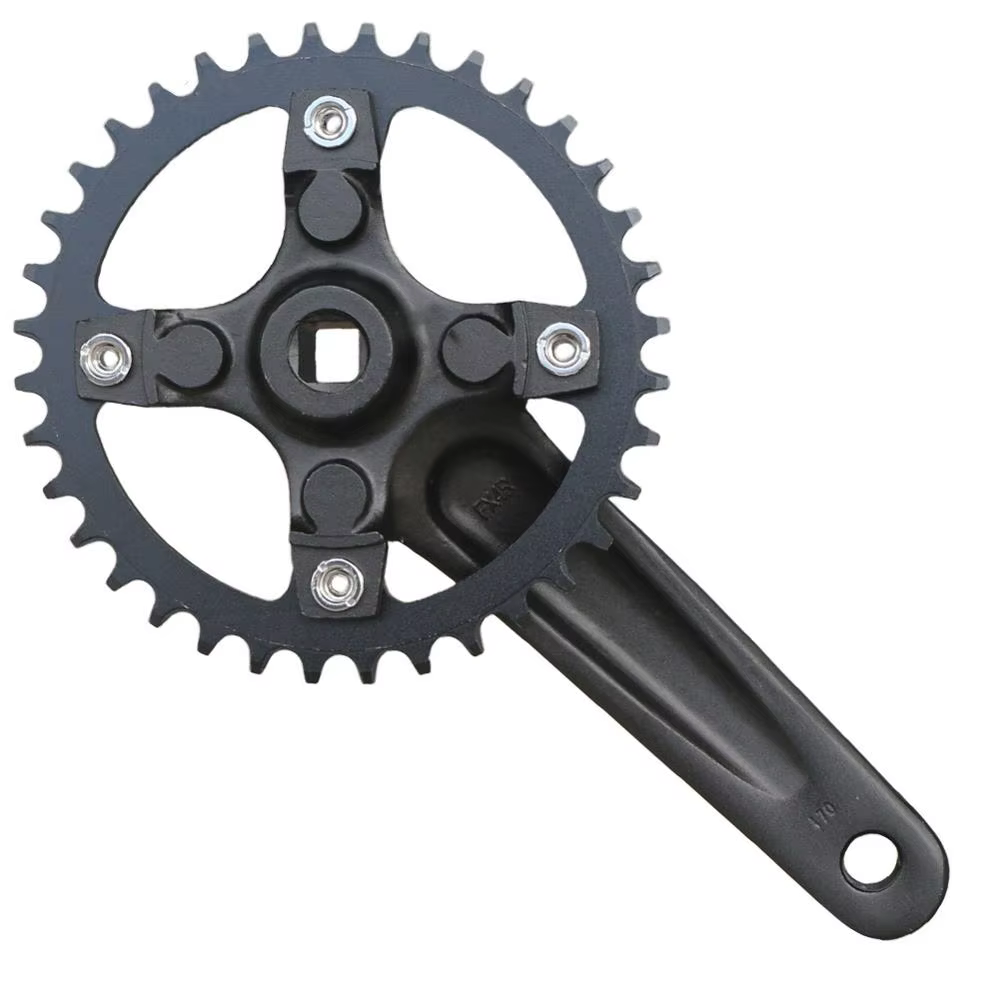 104BCD – pignon de manivelle de vélo, 152/165/170mm, pour vtt, trou carré, 30T 32T 34T 36T 38T, plat