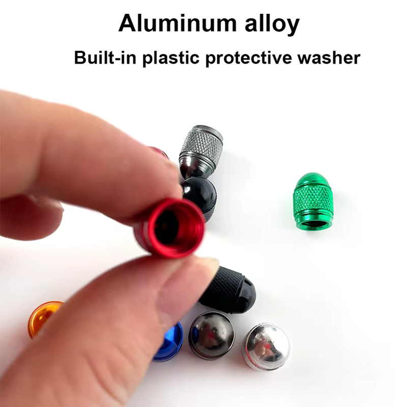 Capuchon de buse de assujetde vélo en aluminium, anti-poussière, pour vtt, route montagne, chambre à