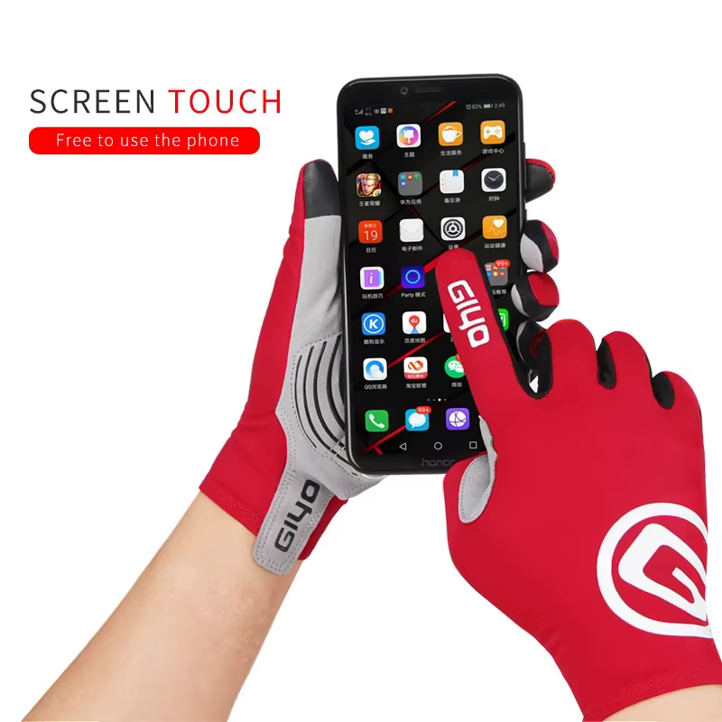 Giyo – gants de cyclisme à doigts complets en tissu Lycra, mitaines longues antidérapantes pour vélo