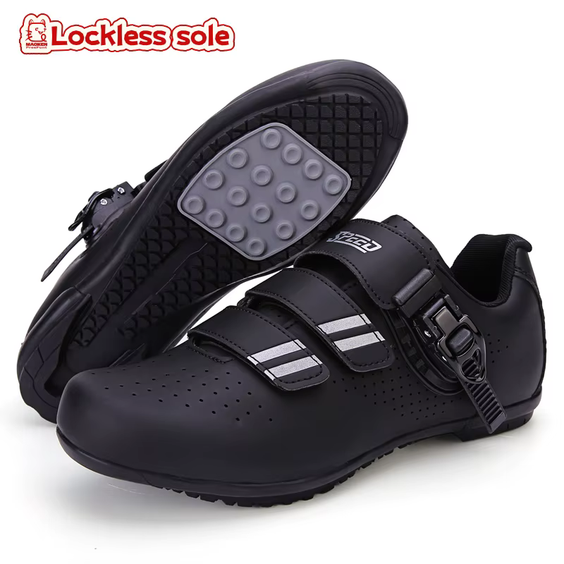 Chaussures de cyclisme sur route pour hommes SPD, respirantes, légères, haute résistance, antidérapa