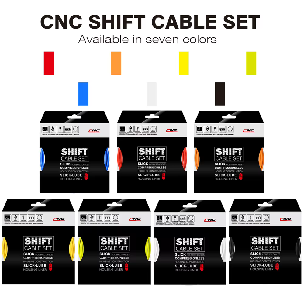 Kit de boîtiers de câbles de levier de vitesse pour vélo de route et vtt CNC, pour Shimano Sram, câb