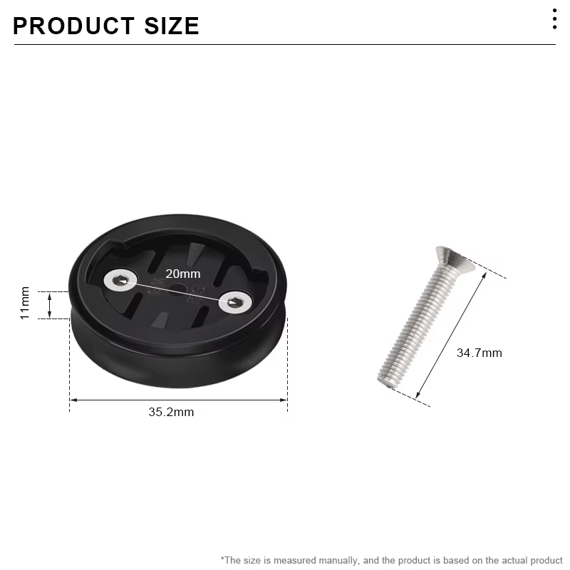 Support de téléphone de vélo, support de capuchon supérieur de tige pour Garmin Edge Bryton Cateye v