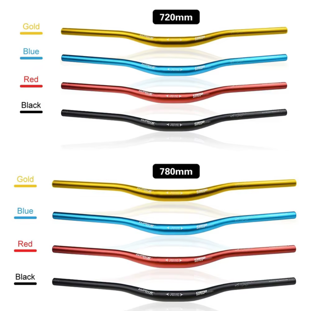 Guidon de vélo VTT, accessoires de guidon de vélo en alliage d'aluminium, taille de poignée 31.8*720