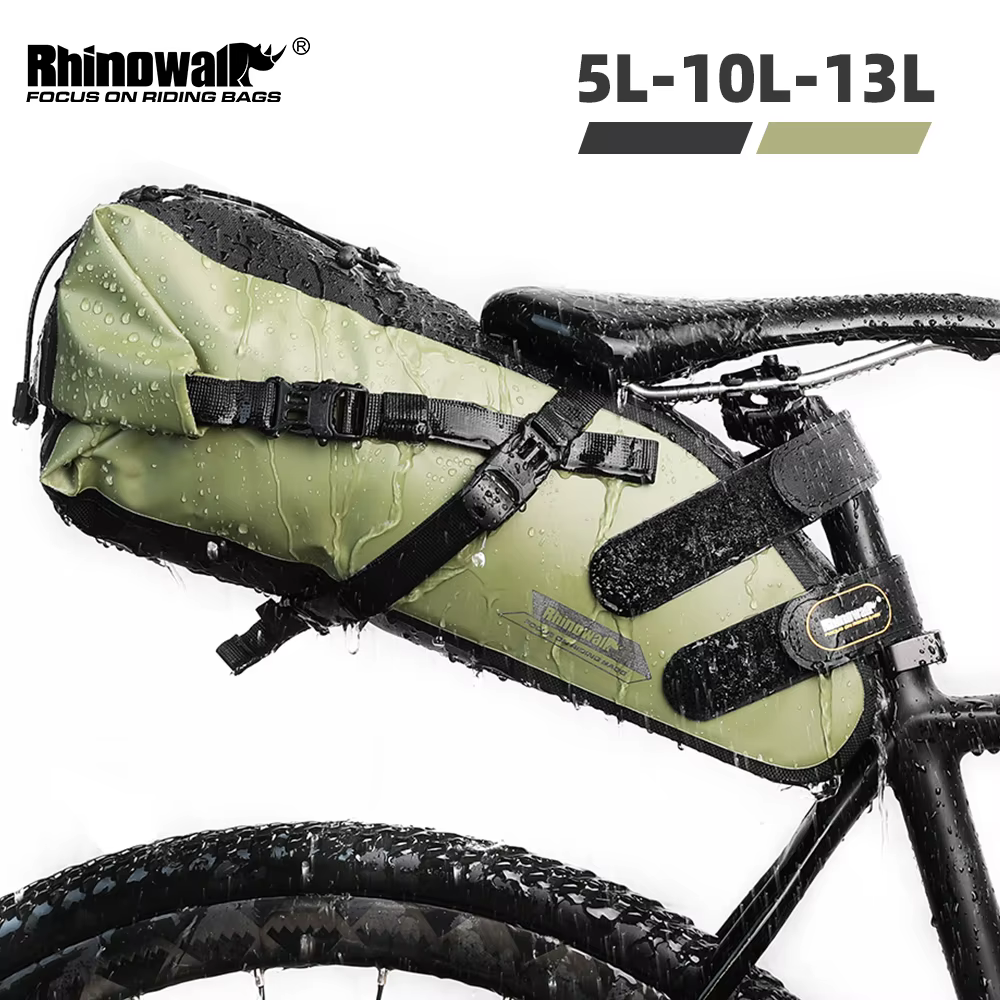 Bal inowalk-Sac de dégager de vélo étanche, rangement de grande capacité, sac arrière arrière, sacoc