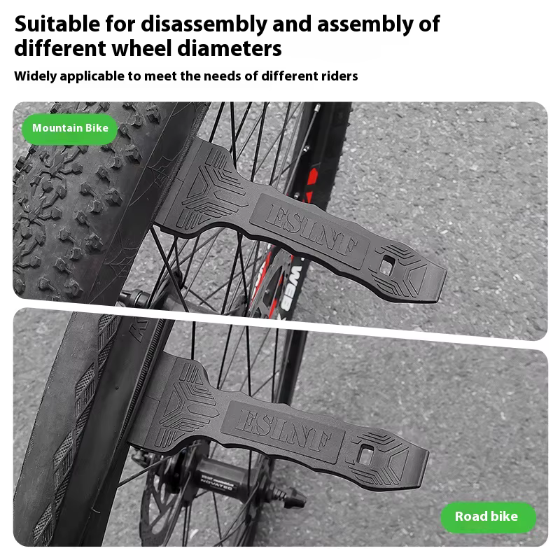 ESLNF – démontage et assemblage de barre de levier de pneu de vélo, jante de roue en Nylon intégrée