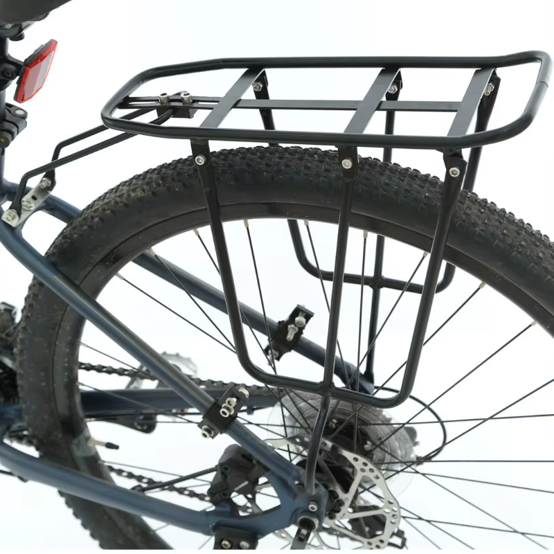 Porte-bagages arrière pour vélo de montagne, porte-bagages robuste en alliage d'aluminium pour sacoc