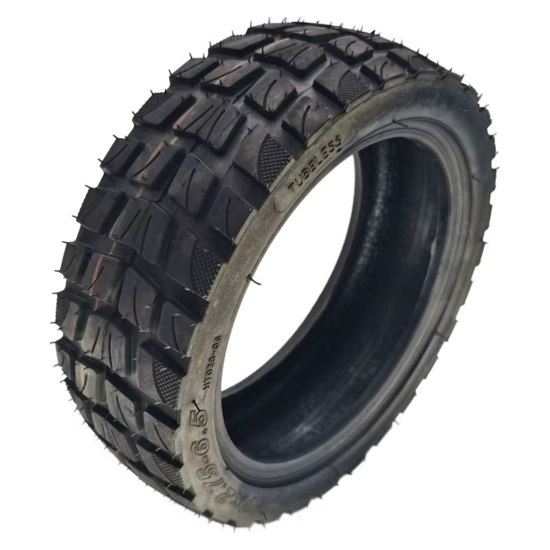 Pneu tubeless 10x2.75-6.5 pour trottinette électrique, pneu tout-terrain amélioré de 10 pouces 10x2.