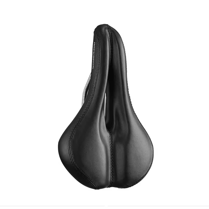 Selle de vélo VTT ROCKBROS, rail creux, respirante, absorbante, imperméable, coussin de selle souple