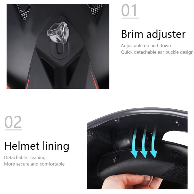 Casques DOT Motocross Kask Cross descente Soporte Casco casque hors route course classique moto Orig