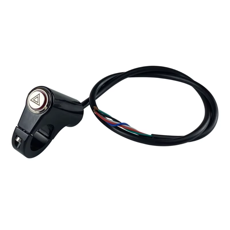Interrupteur à Double pour Scooter, bouton commutation des feux danger, lampe signalisation d'averti