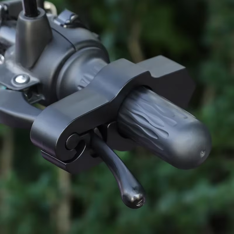 Serrure solide pour guidon de moto, poignée de frein, imitant le vol, nervure de verrouillage, vélos