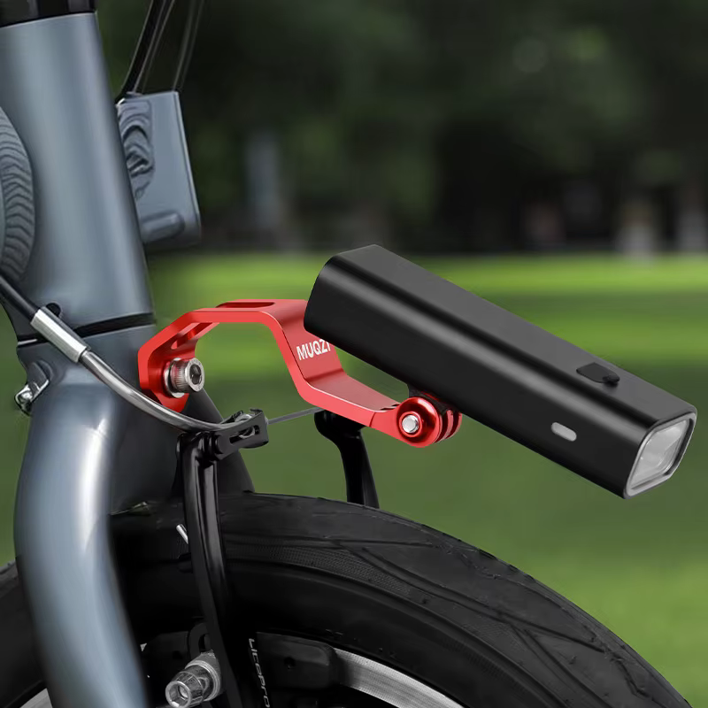 MUQZI support de feu avant support de montage de fourche de vélo support d'oeillet de phare pour vél