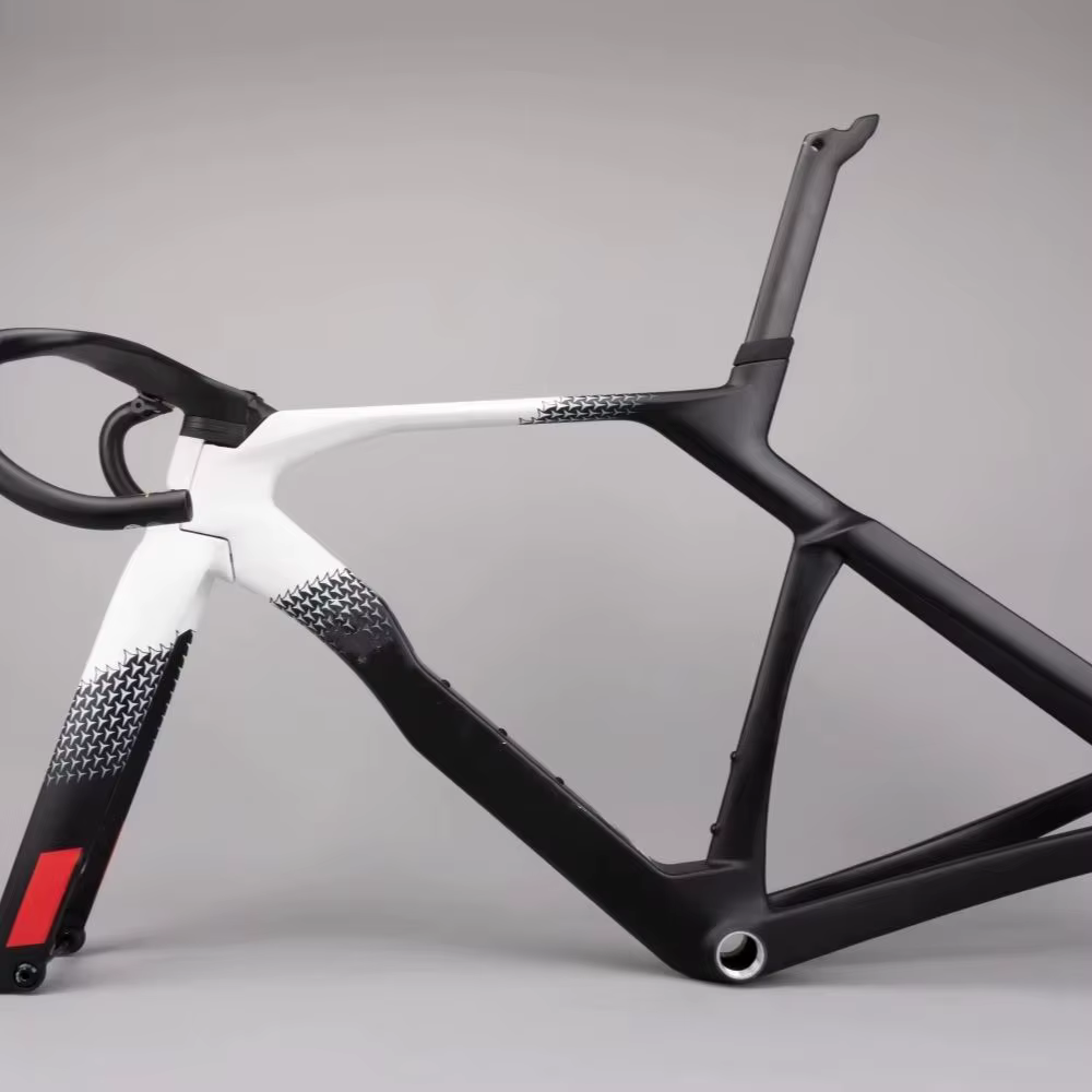 Nouveau cadre de vélo de route en carbone Y1RS 2026 avec guidon aile de mouette, passage de câbles e