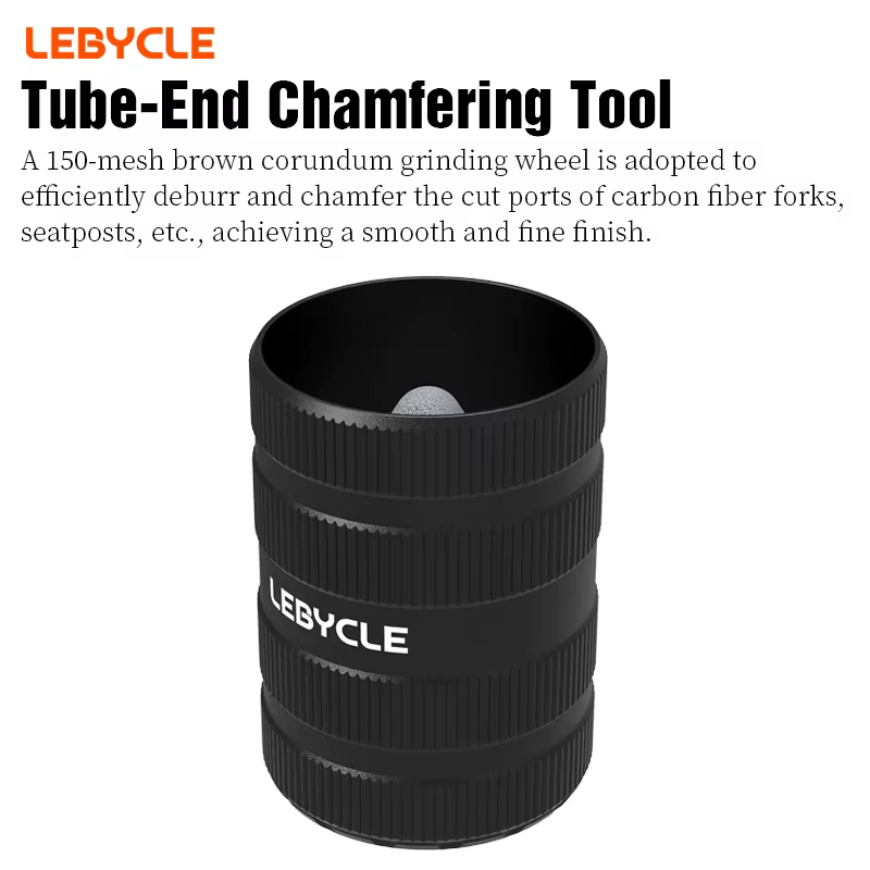 Outil de chanfreinage des extrémités de tube de vélo LEBYCLE, outil de chanfreinage des extrémités d