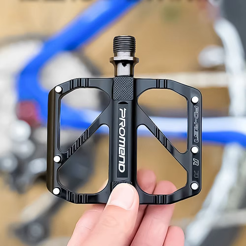 PROMEND – pédales de vélo ultralégères à 3 roulements, antidérapantes, roulement à dégagement rapide