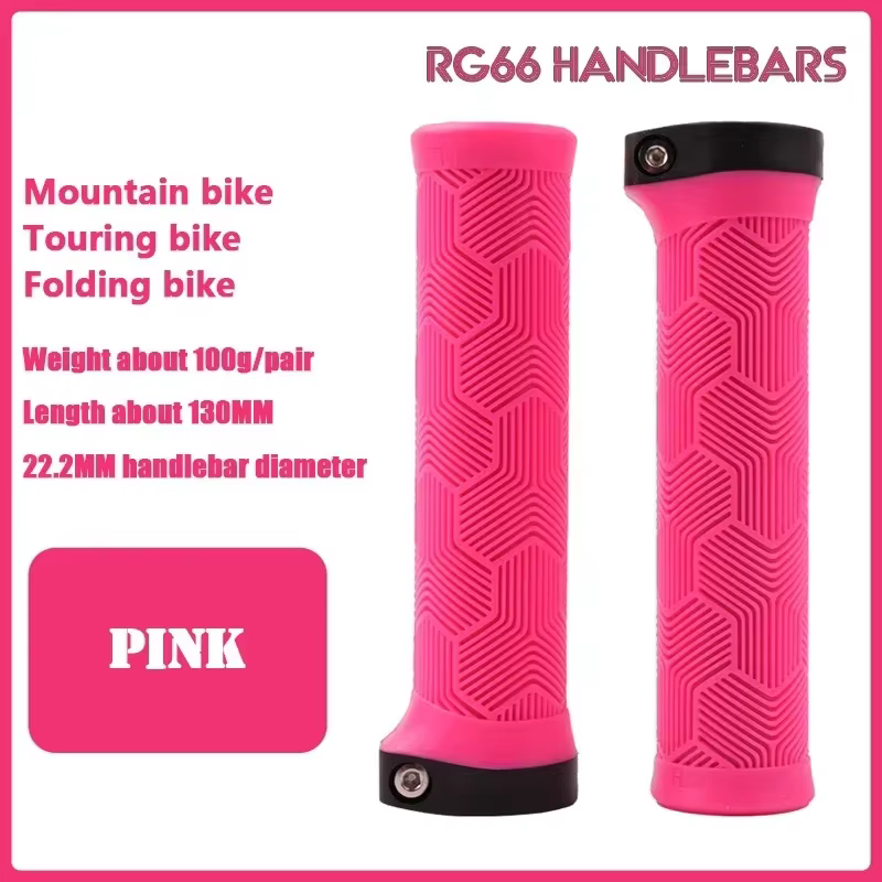 Nouvelles poignées de vélo en caoutchouc 22 mm, ensemble ergonomique pour VTT, BMX et VTT tout-terra
